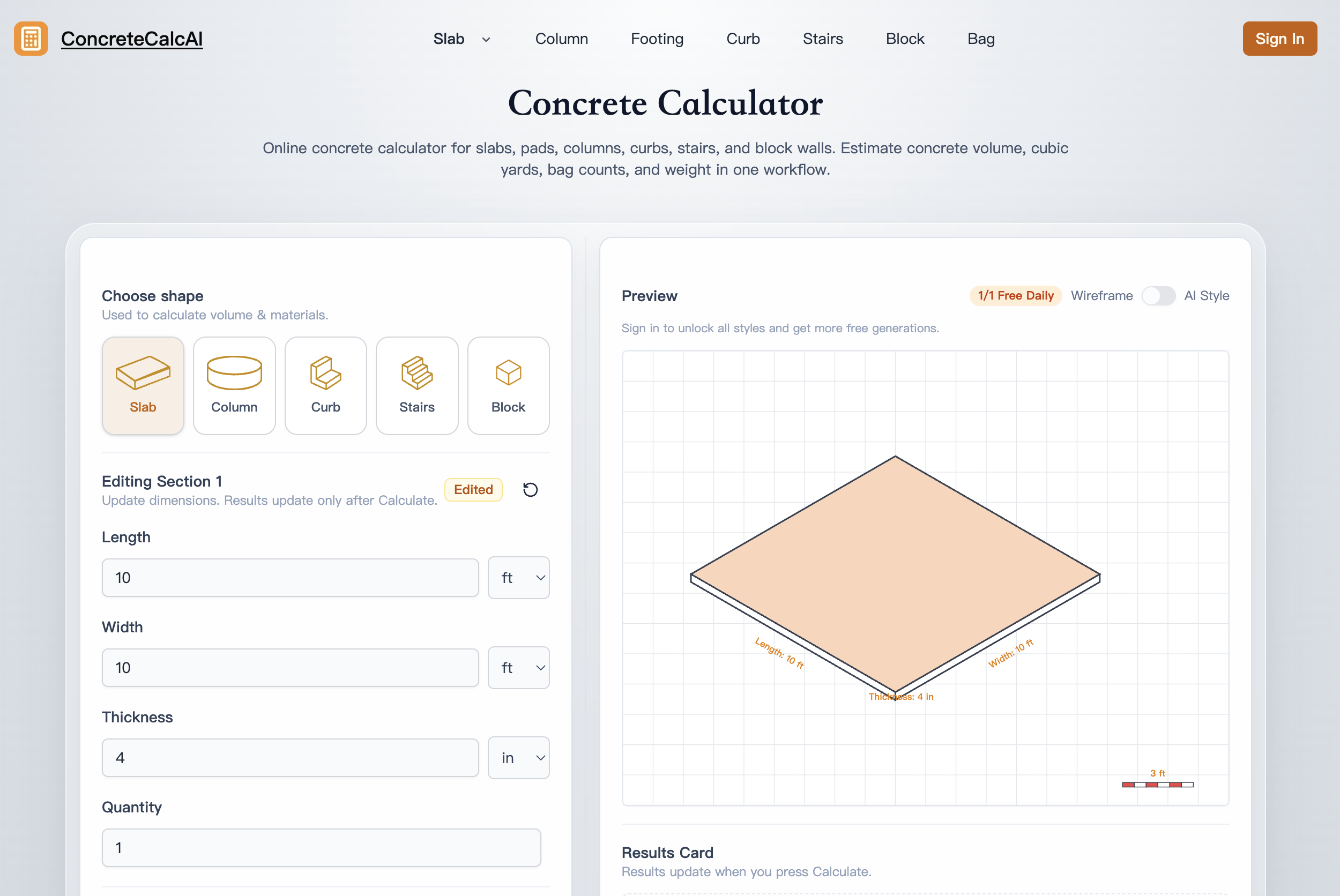 ConcreteCalcAI.com